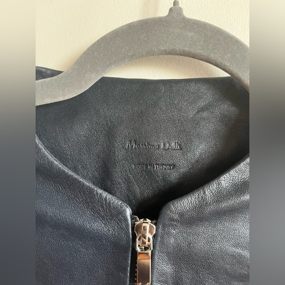 Massimo Dutti 100% Leather Zip-up Jacket - Picture 5 of 13